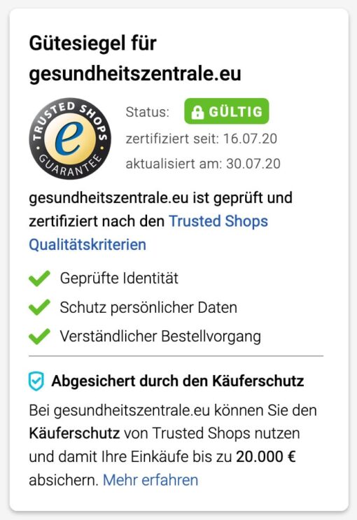 Trustedshops-Siegel
