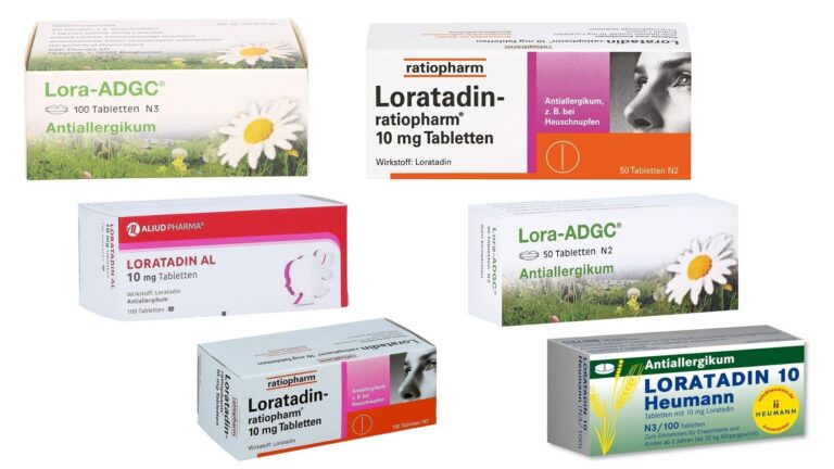 Loratadin-Produkte