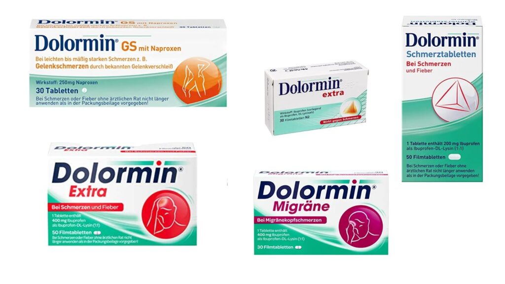 Dolormin-Produkte
