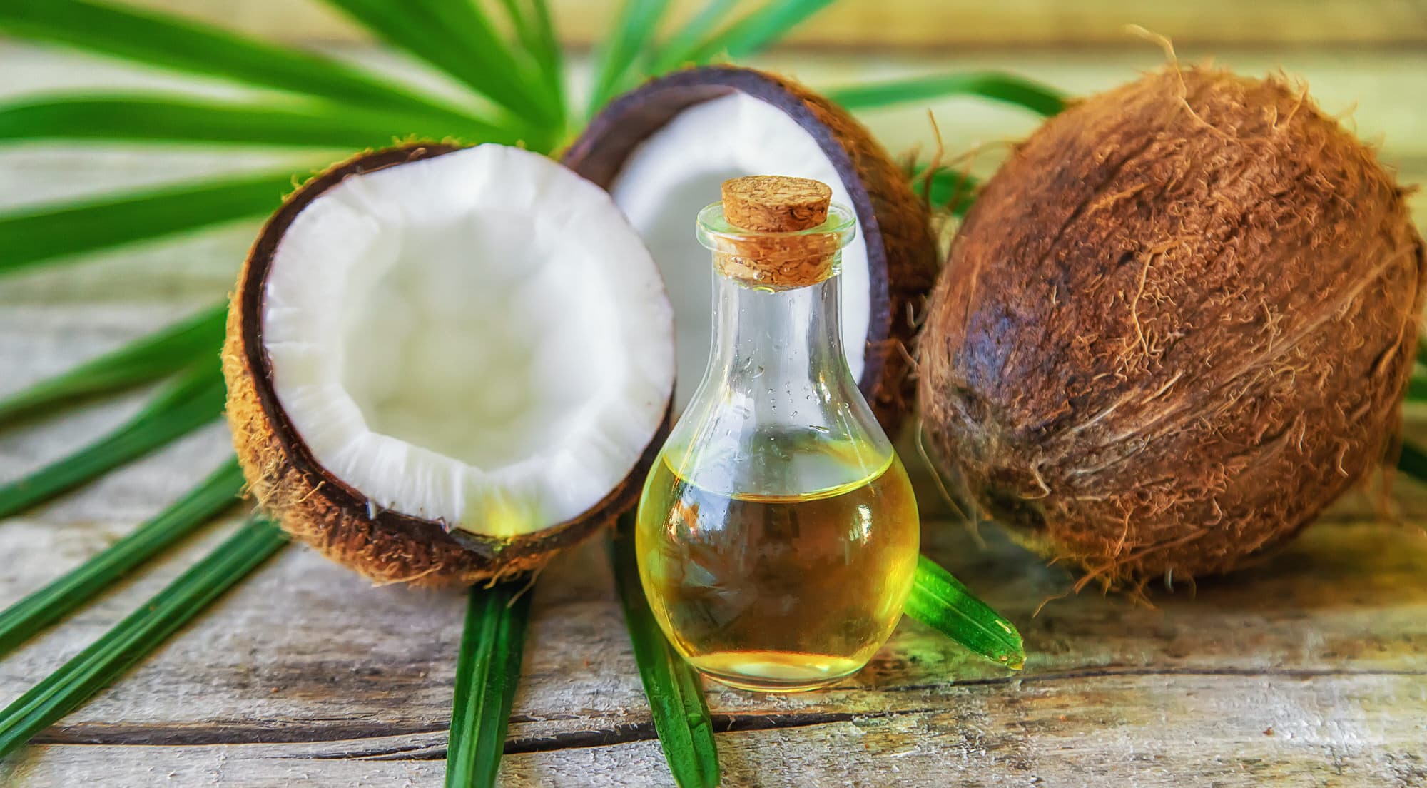 Ölziehen mit Kokosnussöl